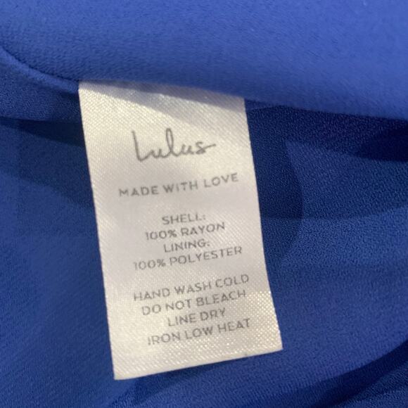 Lulu's Dress M Heart Of Marigold Wrap Denim Maxi Gauzy Rayon Flowy Minimalist - Picture 11 of 14